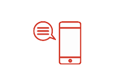 Logotipo de un móvil con notificaciones